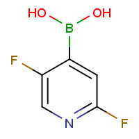 1263375-23-0 (2,5-difluoropyridin-4-yl)boronic acid chemical structure