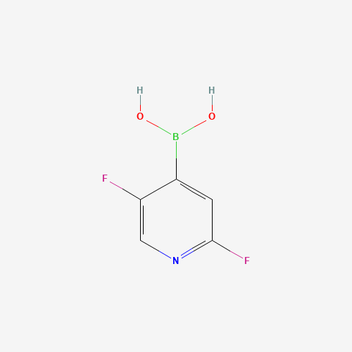 1263375-23-0 (2,5-difluoropyridin-4-yl)boronic acid chemical structure