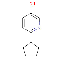 1159815-44-7 6-cyclopentylpyridin-3-ol chemical structure