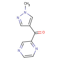 1104229-44-8 (1-methylpyrazol-4-yl)-pyrazin-2-ylmethanone chemical structure