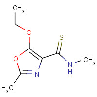 128269-81-8 5-ethoxy-N,2-dimethyl-1,3-oxazole-4-carbothioamide chemical structure