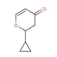1341600-53-0 2-cyclopropyl-2,3-dihydropyran-4-one chemical structure