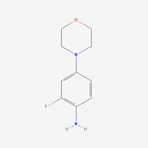 209960-29-2 2-fluoro-4-morpholin-4-ylaniline chemical structure