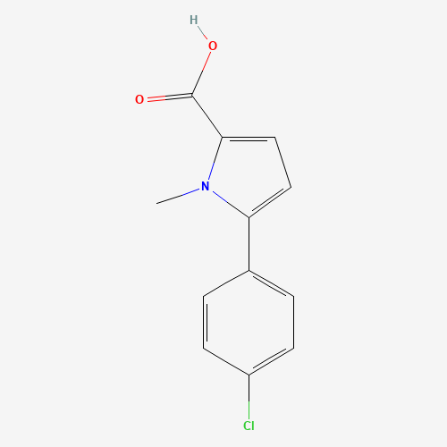 1017414-83-3 5-(4-chlorophenyl)-1-methylpyrrole-2-carboxylic acid chemical structure