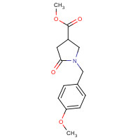 149505-71-5 methyl 1-[(4-methoxyphenyl)methyl]-5-oxopyrrolidine-3-carboxylate chemical structure
