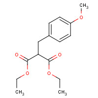 6335-37-1 diethyl 2-[(4-methoxyphenyl)methyl]propanedioate chemical structure