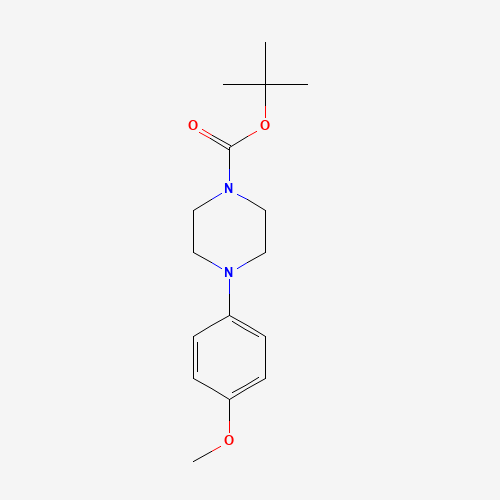 185460-26-8 tert-butyl 4-(4-methoxyphenyl)piperazine-1-carboxylate chemical structure