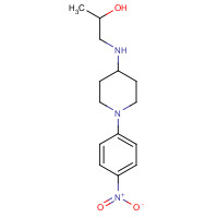 1453214-03-3 1-[[1-(4-nitrophenyl)piperidin-4-yl]amino]propan-2-ol chemical structure