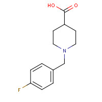 193538-25-9 1-[(4-fluorophenyl)methyl]piperidine-4-carboxylic acid chemical structure