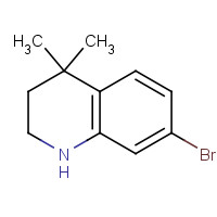 158326-77-3 7-bromo-4,4-dimethyl-2,3-dihydro-1H-quinoline chemical structure