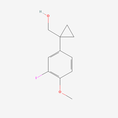944280-15-3 [1-(3-iodo-4-methoxyphenyl)cyclopropyl]methanol chemical structure