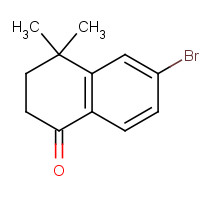 98453-60-2 6-bromo-4,4-dimethyl-2,3-dihydronaphthalen-1-one chemical structure
