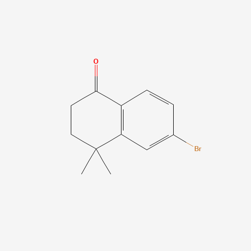 98453-60-2 6-bromo-4,4-dimethyl-2,3-dihydronaphthalen-1-one chemical structure