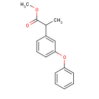 66202-87-7 methyl 2-(3-phenoxyphenyl)propanoate chemical structure