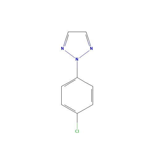 91842-79-4 2-(4-chlorophenyl)triazole chemical structure