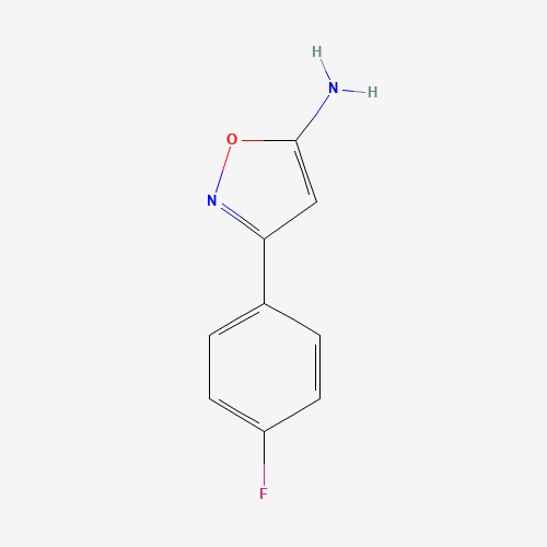 81465-82-9 3-(4-fluorophenyl)-1,2-oxazol-5-amine chemical structure