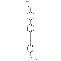 116903-47-0 1-methoxy-4-[2-[4-(4-propylcyclohexyl)phenyl]ethynyl]benzene chemical structure