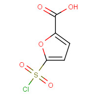 80466-76-8 5-chlorosulfonylfuran-2-carboxylic acid chemical structure