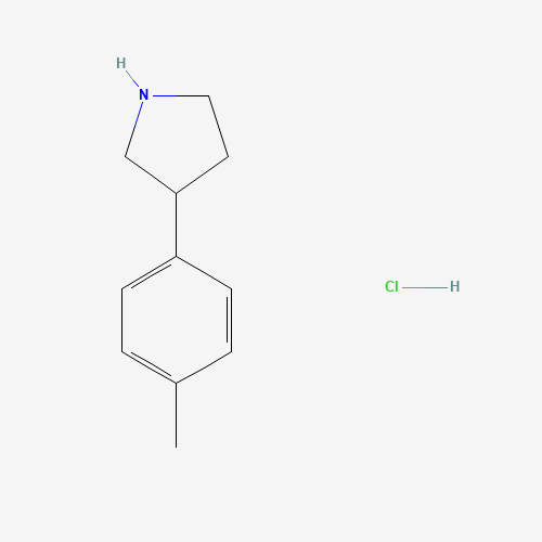 1187172-68-4 3-(4-methylphenyl)pyrrolidine;hydrochloride chemical structure