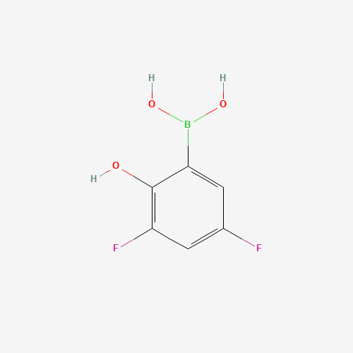1150114-51-4 (3,5-difluoro-2-hydroxyphenyl)boronic acid chemical structure