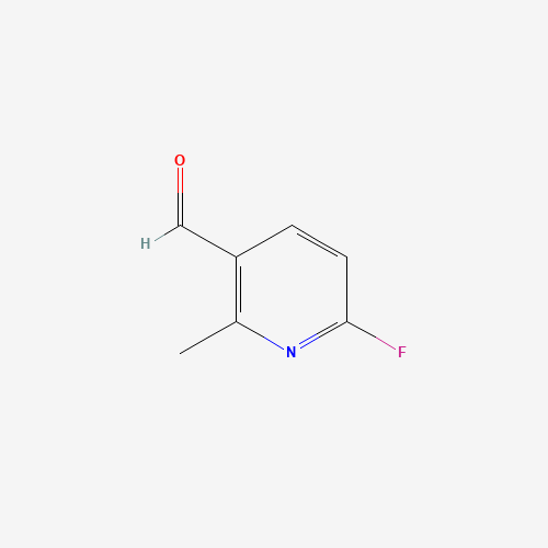 884494-96-6 6-fluoro-2-methylpyridine-3-carbaldehyde chemical structure