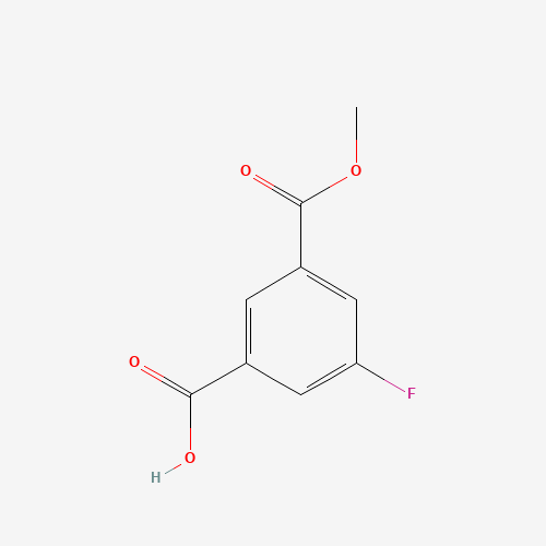 660416-36-4 3-fluoro-5-methoxycarbonylbenzoic acid chemical structure