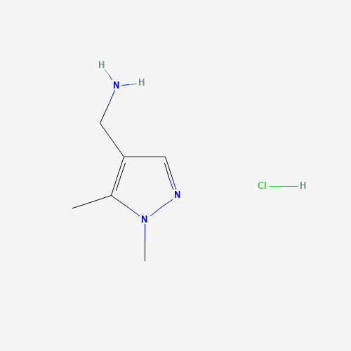 449811-81-8 (1,5-dimethylpyrazol-4-yl)methanamine;hydrochloride chemical structure