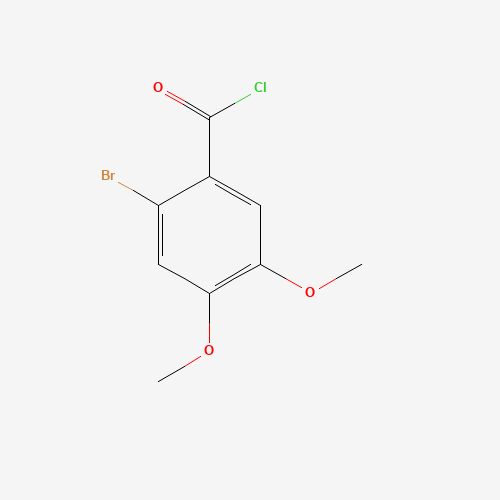 55171-61-4 2-bromo-4,5-dimethoxybenzoyl chloride chemical structure