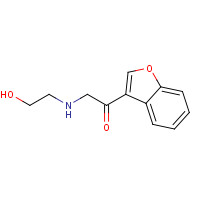 1262146-36-0 1-(1-benzofuran-3-yl)-2-(2-hydroxyethylamino)ethanone chemical structure