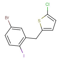 842135-22-2 2-[(5-bromo-2-iodophenyl)methyl]-5-chlorothiophene chemical structure