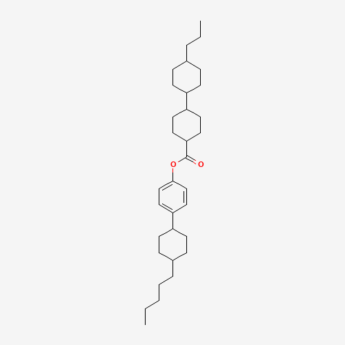 131790-57-3 [4-(4-pentylcyclohexyl)phenyl] 4-(4-propylcyclohexyl)cyclohexane-1-carboxylate chemical structure