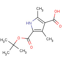 528894-85-1 2,4-dimethyl-5-[(2-methylpropan-2-yl)oxycarbonyl]-1H-pyrrole-3-carboxylic acid chemical structure