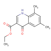 77156-77-5 ethyl 6,8-dimethyl-4-oxo-1H-quinoline-3-carboxylate chemical structure