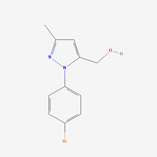 1000705-70-3 [2-(4-bromophenyl)-5-methylpyrazol-3-yl]methanol chemical structure
