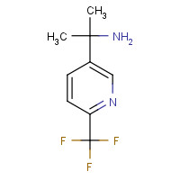 566158-78-9 2-[6-(trifluoromethyl)pyridin-3-yl]propan-2-amine chemical structure