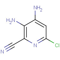 945593-38-4 3,4-diamino-6-chloropyridine-2-carbonitrile chemical structure