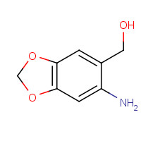 28857-37-6 (6-amino-1,3-benzodioxol-5-yl)methanol chemical structure