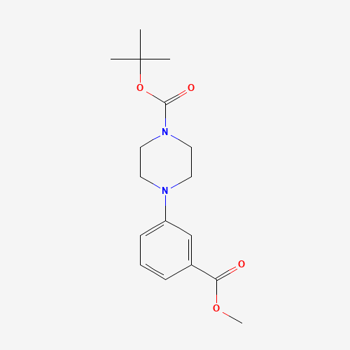 179003-10-2 tert-butyl 4-(3-methoxycarbonylphenyl)piperazine-1-carboxylate chemical structure
