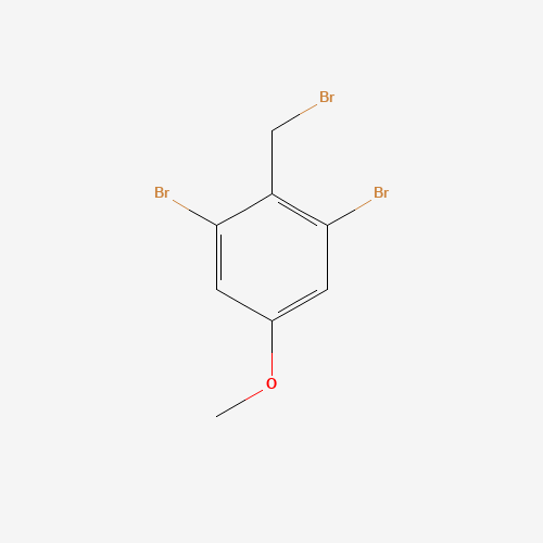 130445-13-5 1,3-dibromo-2-(bromomethyl)-5-methoxybenzene chemical structure