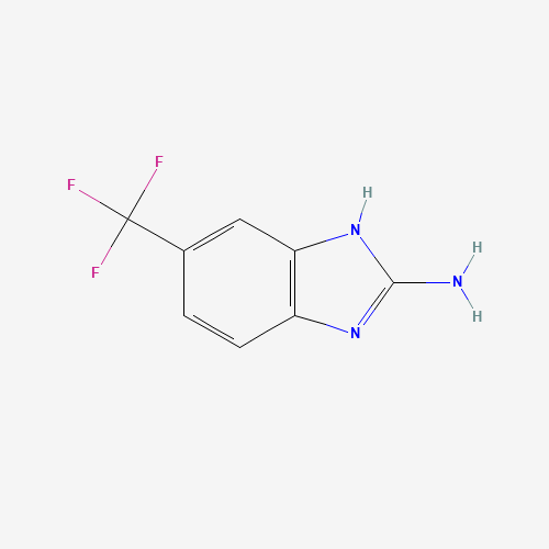 10057-46-2 6-(trifluoromethyl)-1H-benzimidazol-2-amine chemical structure