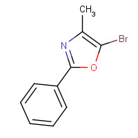 21354-98-3 5-bromo-4-methyl-2-phenyl-1,3-oxazole chemical structure