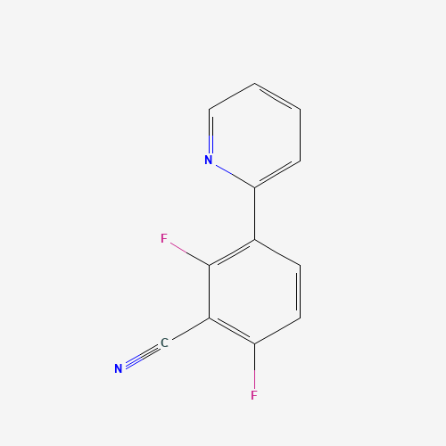 883106-18-1 2,6-difluoro-3-pyridin-2-ylbenzonitrile chemical structure