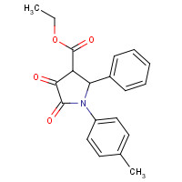 1089855-57-1 ethyl 1-(4-methylphenyl)-4,5-dioxo-2-phenylpyrrolidine-3-carboxylate chemical structure