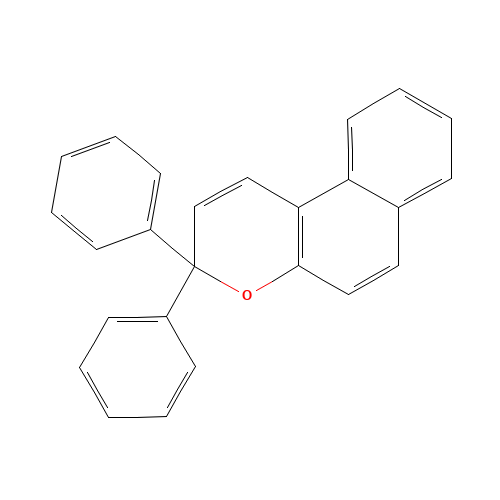 4222-20-2 3,3-diphenylbenzo[f]chromene chemical structure