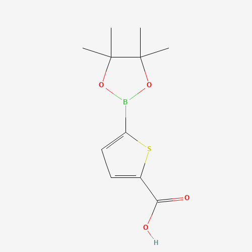 779335-05-6 5-(4,4,5,5-tetramethyl-1,3,2-dioxaborolan-2-yl)thiophene-2-carboxylic acid chemical structure
