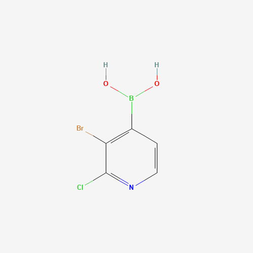 1072944-16-1 (3-bromo-2-chloropyridin-4-yl)boronic acid chemical structure