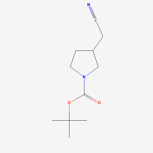 142253-46-1 tert-butyl 3-(cyanomethyl)pyrrolidine-1-carboxylate chemical structure