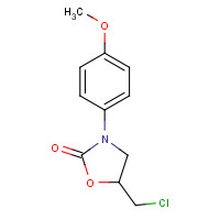 121082-79-9 5-(chloromethyl)-3-(4-methoxyphenyl)-1,3-oxazolidin-2-one chemical structure
