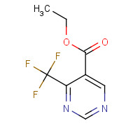 187035-81-0 ethyl 4-(trifluoromethyl)pyrimidine-5-carboxylate chemical structure