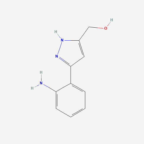 769069-96-7 [3-(2-aminophenyl)-1H-pyrazol-5-yl]methanol chemical structure